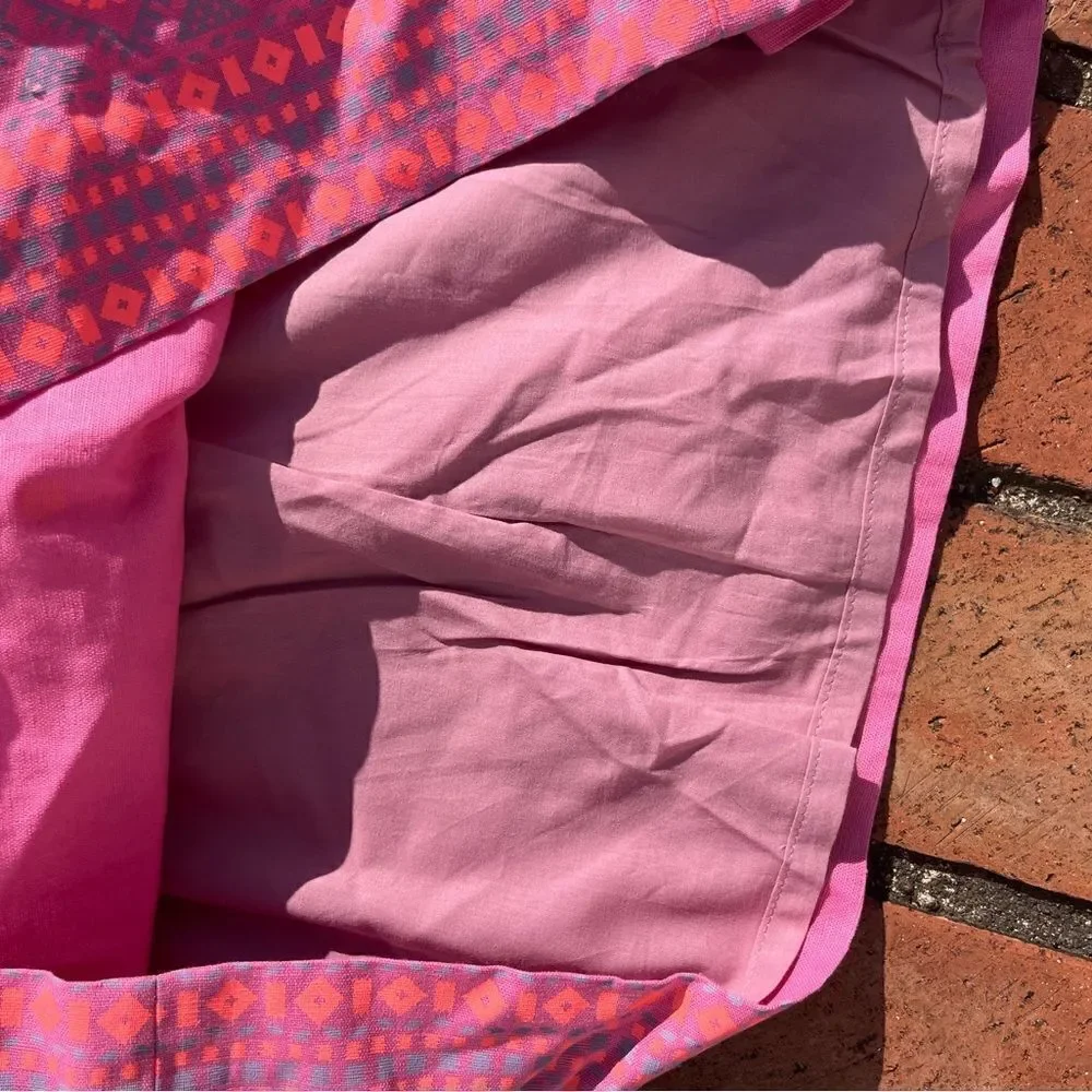 J Crew Neon Cotton Linen Skirt NWT - Picture 6 of 8
